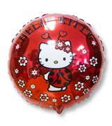 Шар 18" Hello Kitty божья коровка