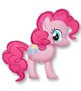 Шар фигура Пони розовая
